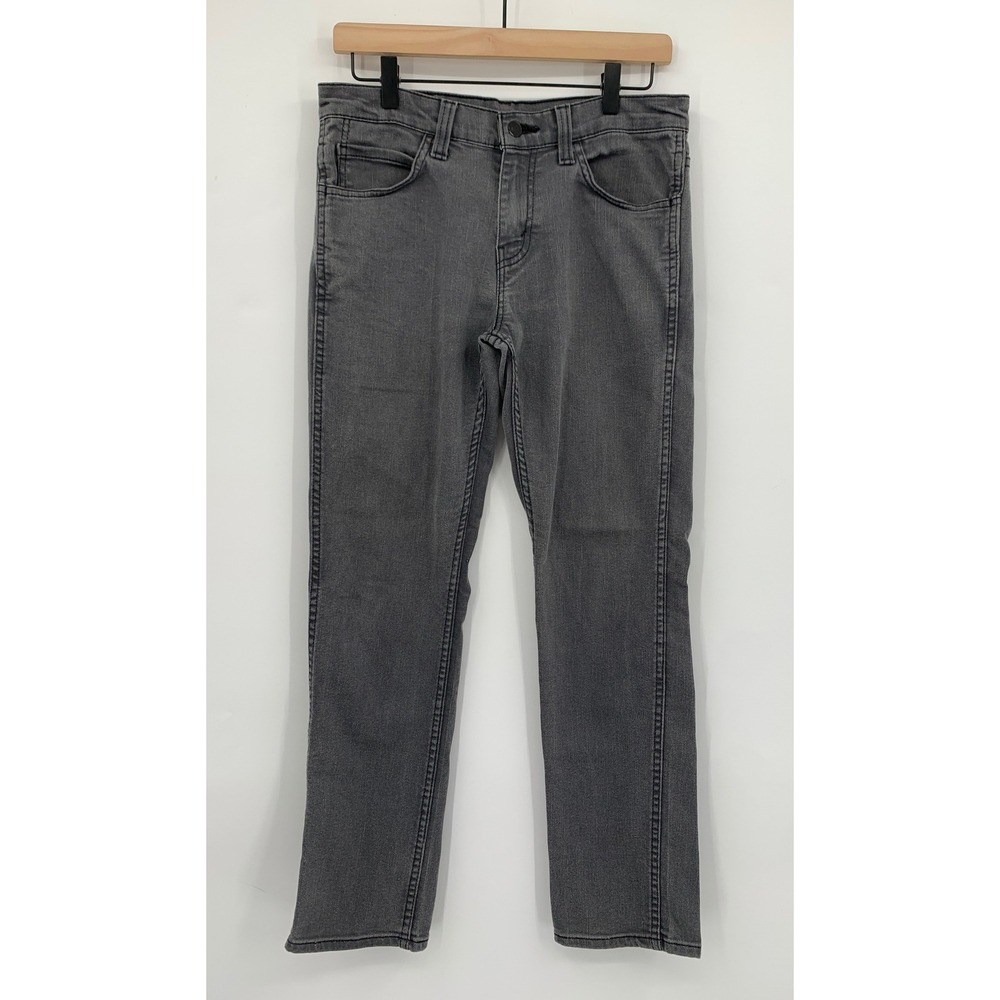Levis‎ 511 Jeans Mens 30x30 Gray Slim Fit Fade Cotton Denim Pants